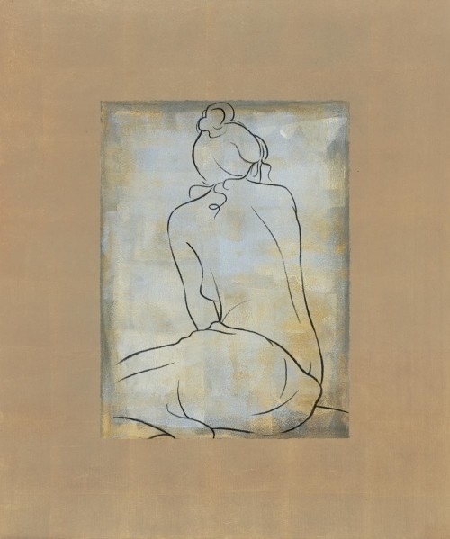 Femme assise II by Dan Bennion