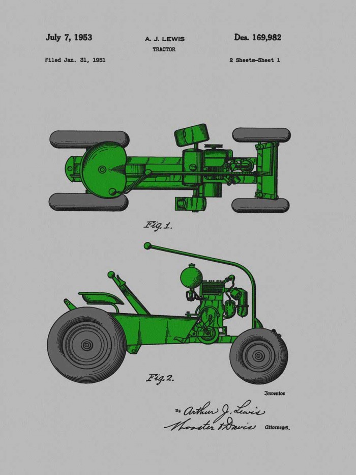 Tractor 1953 by Dan Sproul
