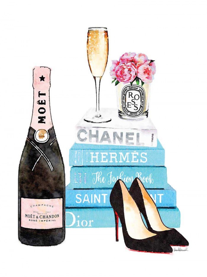 Teal Champagne by Amanda Greenwood
