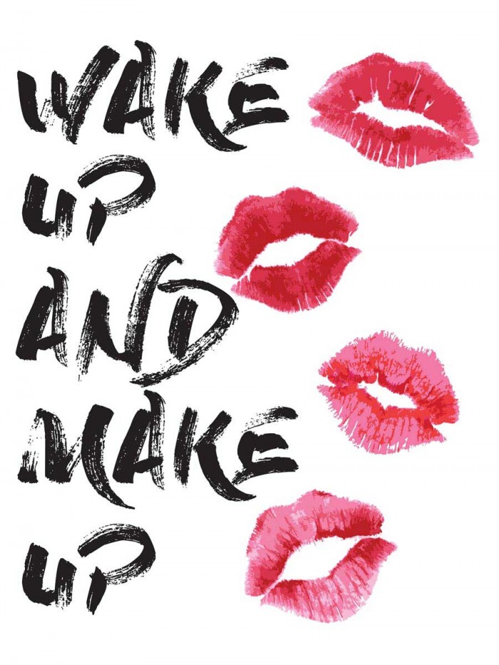 Wakeup Makeup Lipstick Kisses by Amanda Greenwood