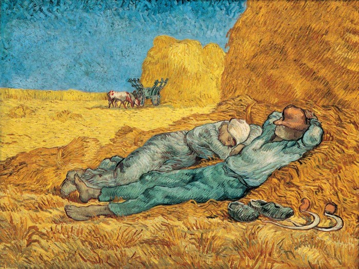 La Meridienne by Vincent Van Gogh
