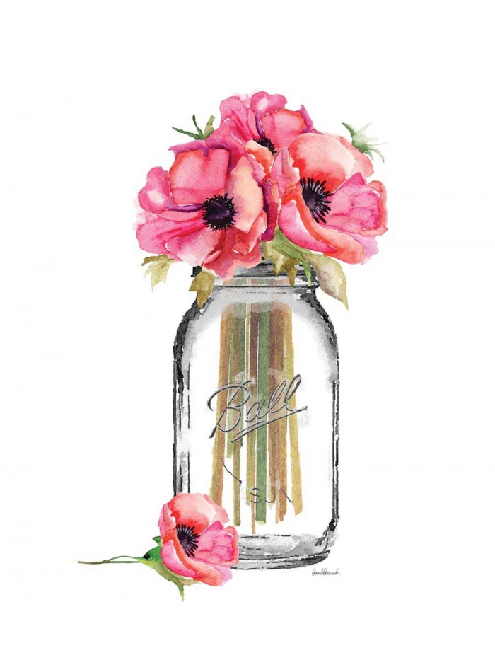 Jar Poppies by Amanda Greenwood