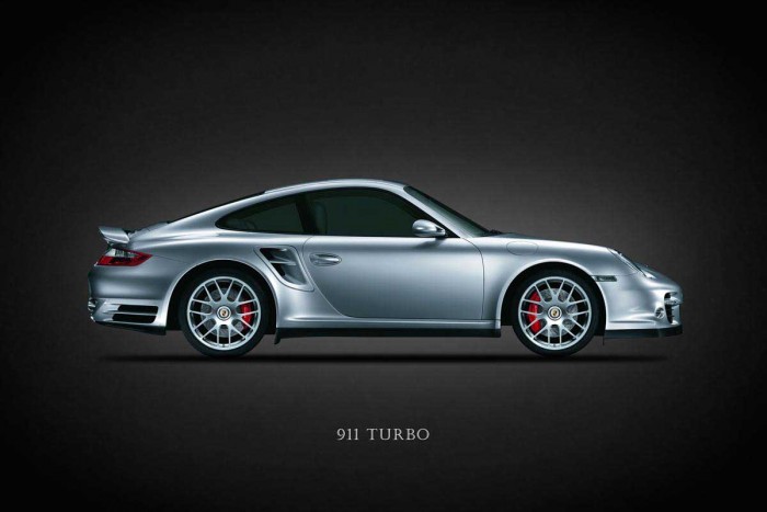 Porsche 911 Turbo Silver by Mark Rogan