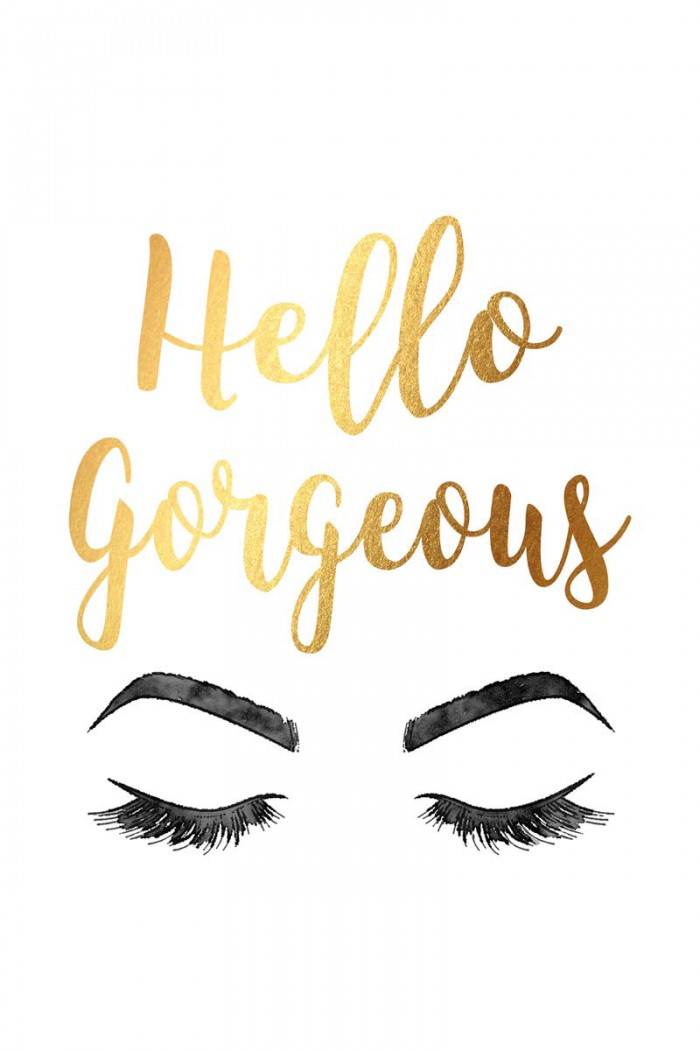 Hello Gorgeous Gold by Amanda Greenwood
