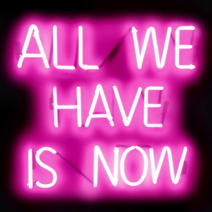 Neon All We Have Is Now PB by Hailey Carr