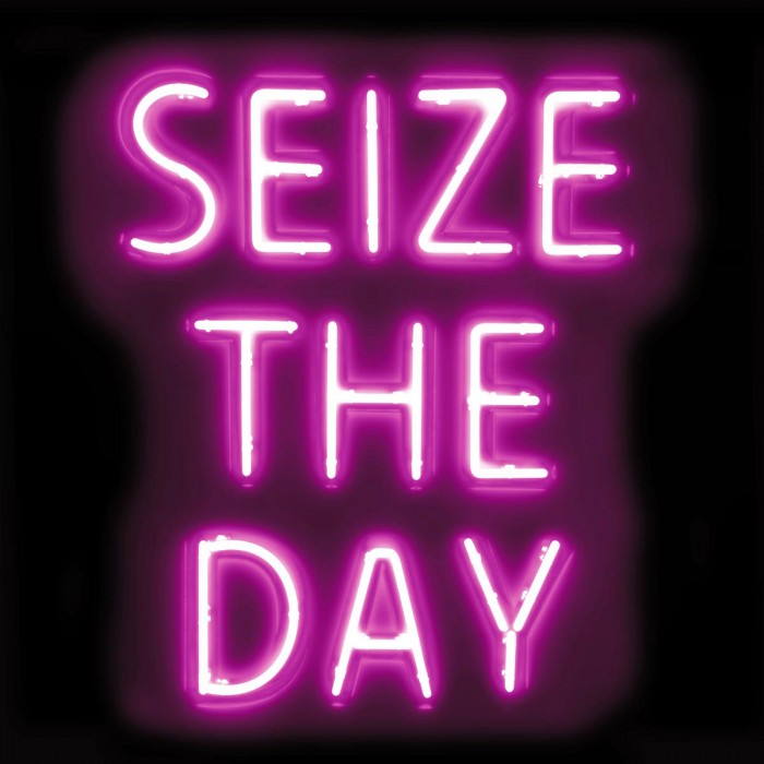 Neon Seize The Day PB by Hailey Carr