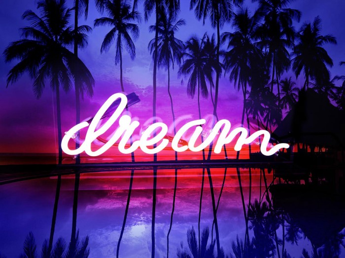 Neon Dream Beach PB by Hailey Carr