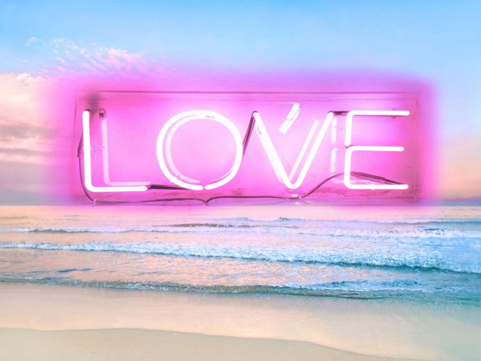 Neon Love Beach PB by Hailey Carr