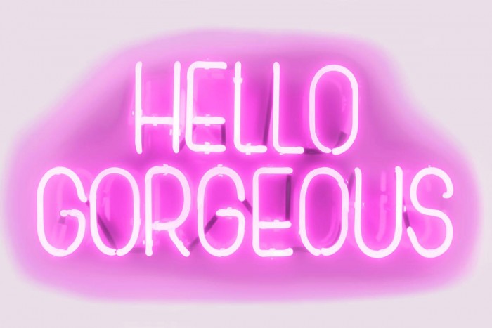 Neon Hello Gorgeous PW by Hailey Carr