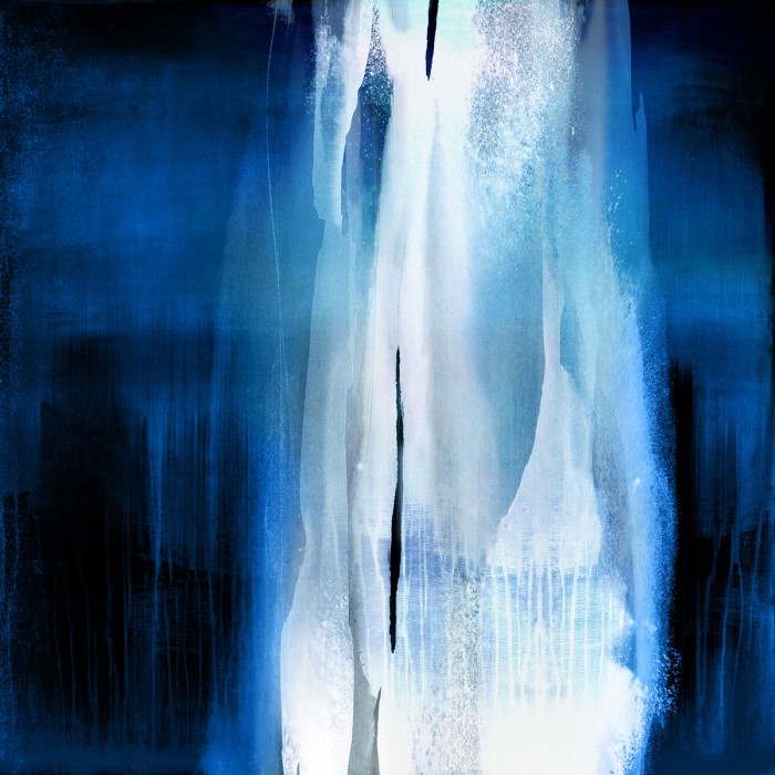 Free Fall Indigo Blue I by Christine Wright