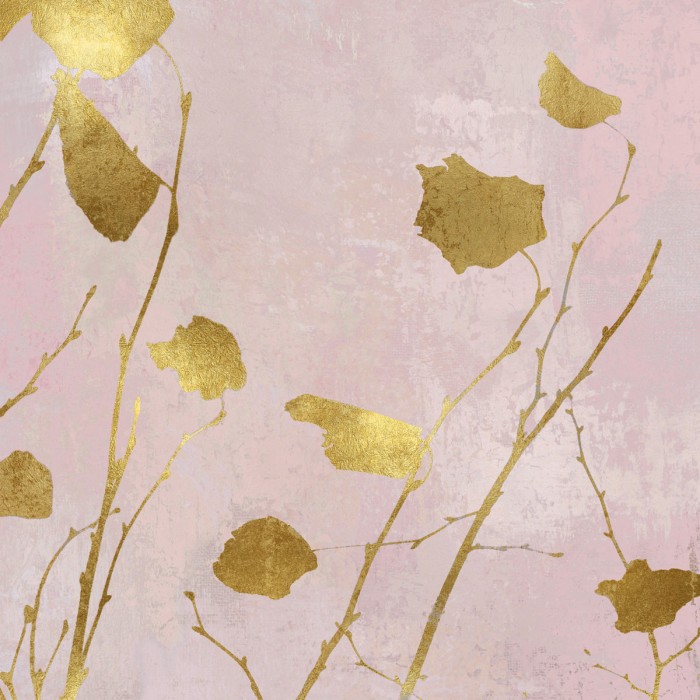 Nature Gold on Pink Blush I by Danielle Carson