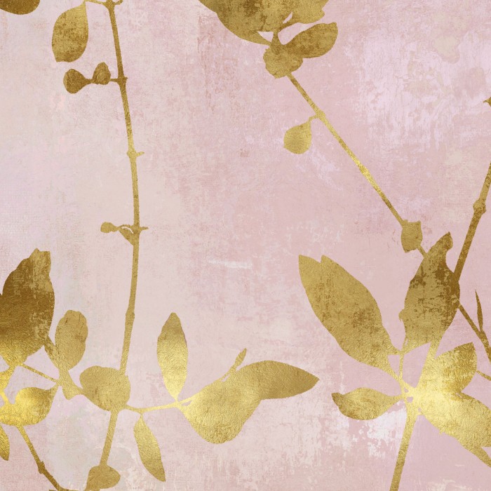 Nature Gold on Pink Blush III by Danielle Carson