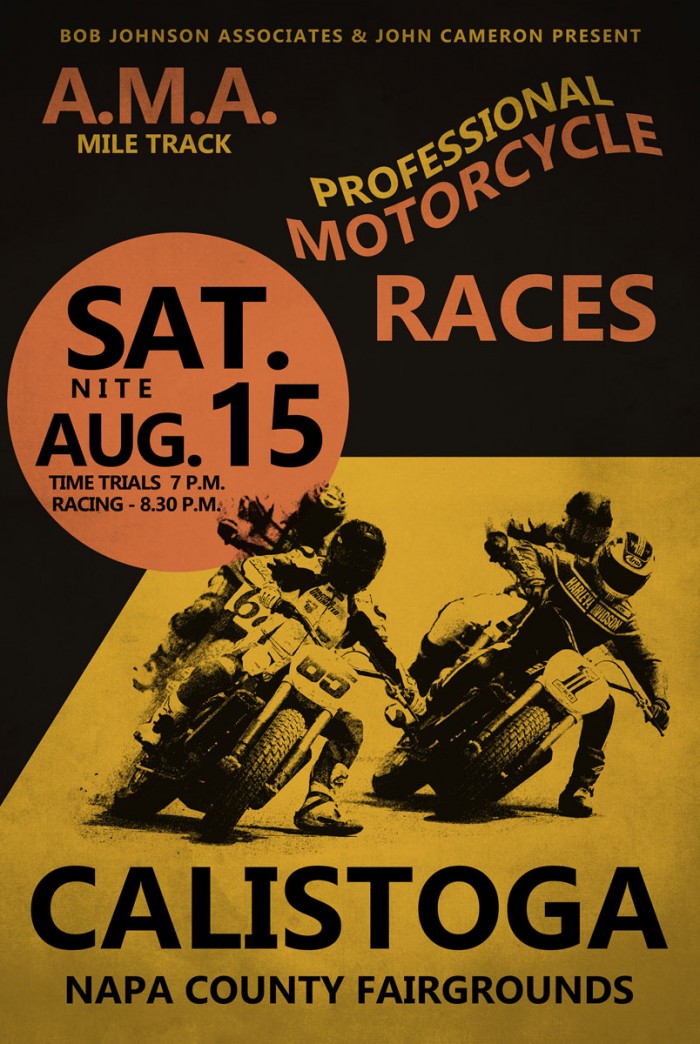 Calistoga Motorcycle Races by Mark Rogan