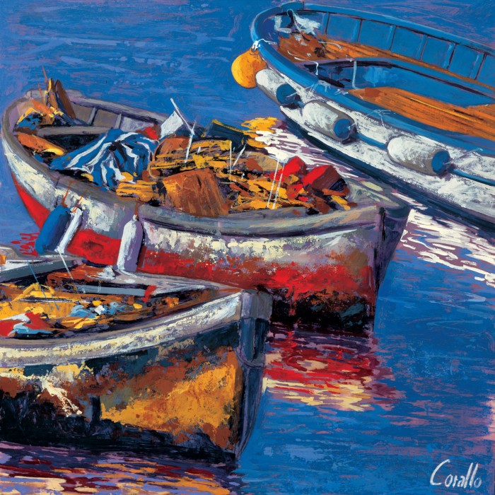Barche all'ormeggio by Daniela Corallo