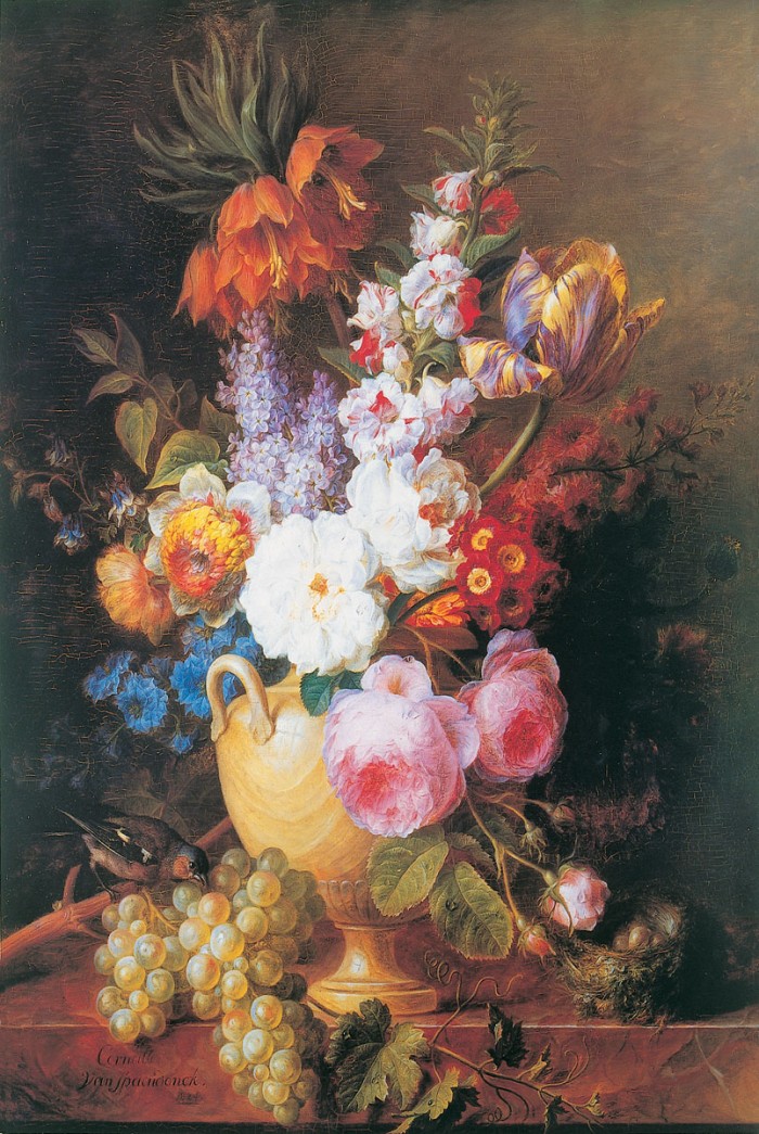 Vase de fleurs by Corneille Van Spaendonck