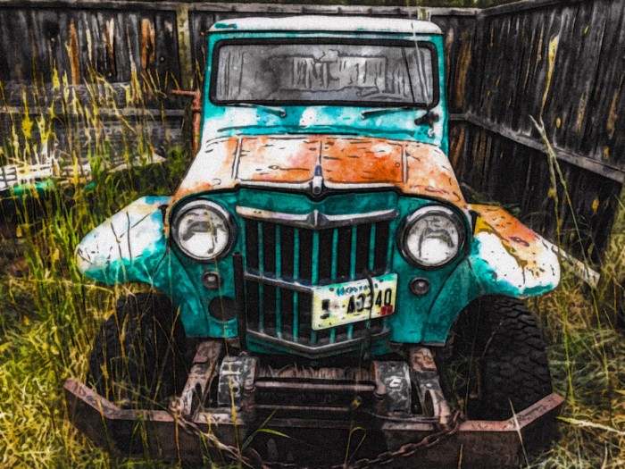 Dad's Willys III by Heidi Bannon