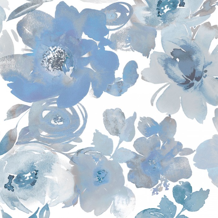 Springtime Blue and Silver I by Kelsey Morris
