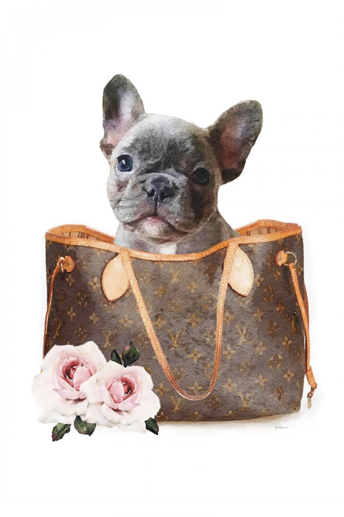 Fashion Bag with Frenchie II by Amanda Greenwood
