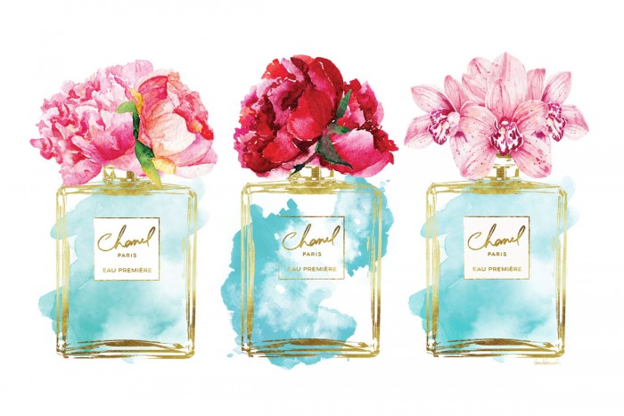 Perfume Bottle Bouquets XX by Amanda Greenwood