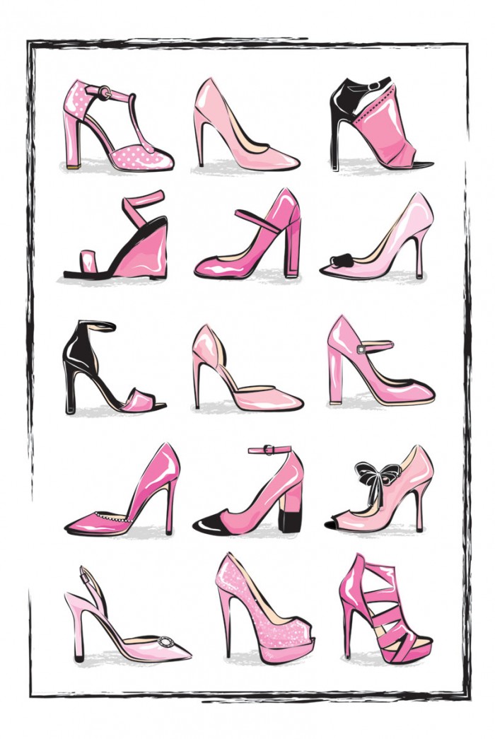 Pink Shoes by Martina Pavlova
