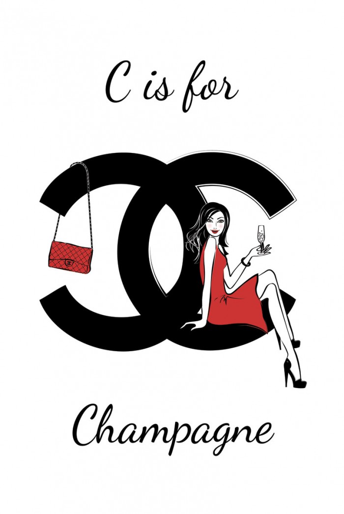 C is for Champagne by Martina Pavlova
