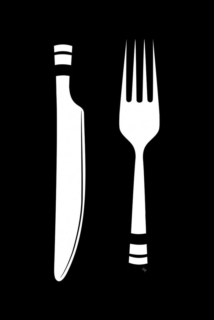 Fork Knife by Martina Pavlova