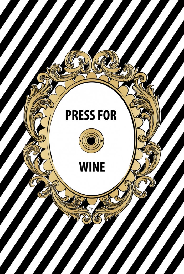 Wine Button by Martina Pavlova