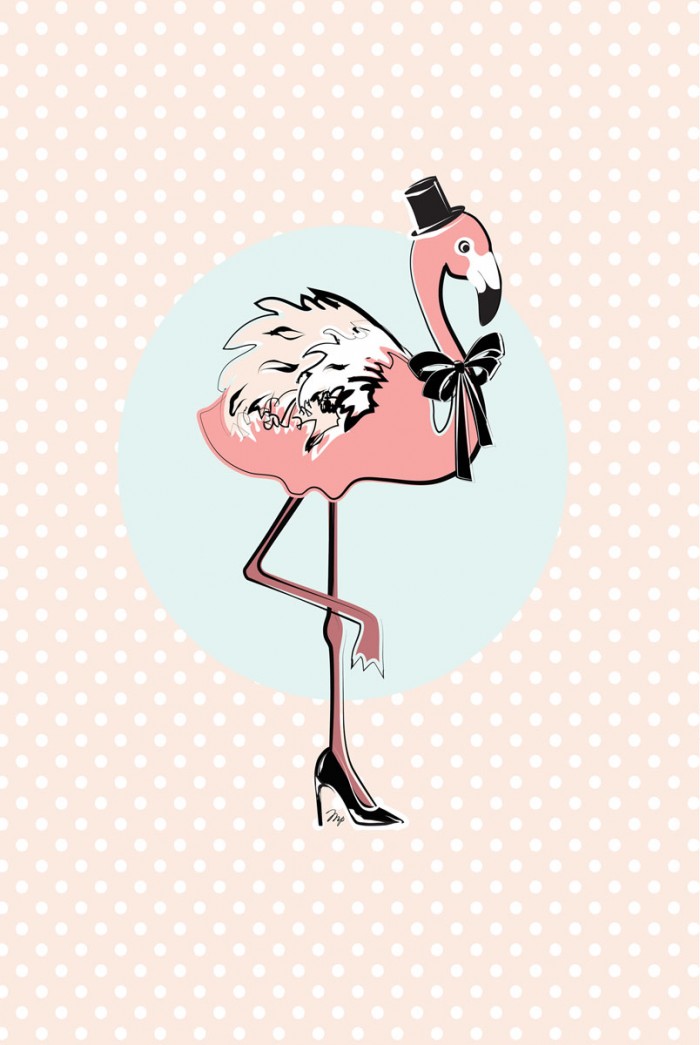 Flamingo by Martina Pavlova