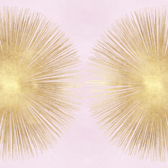 Sunburst Gold on Pink Blush II by Abby Young