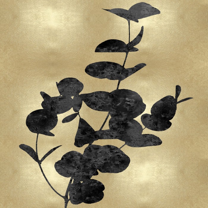 Nature Black on Gold I by Danielle Carson