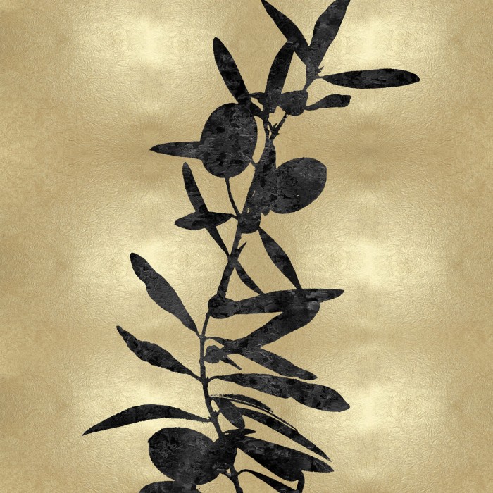 Nature Black on Gold IV by Danielle Carson