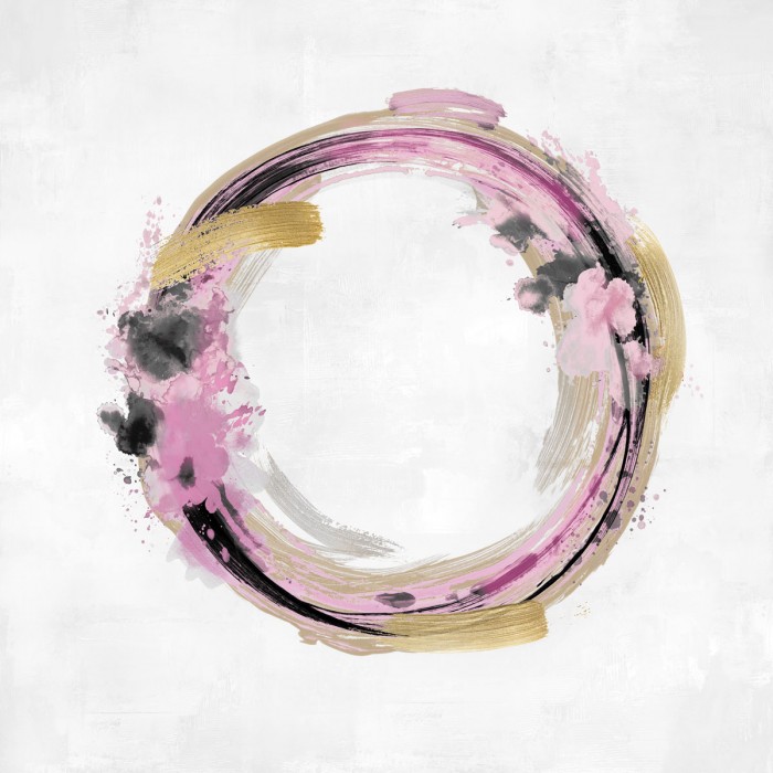 Circle Motion Pink I by Natalie Harris