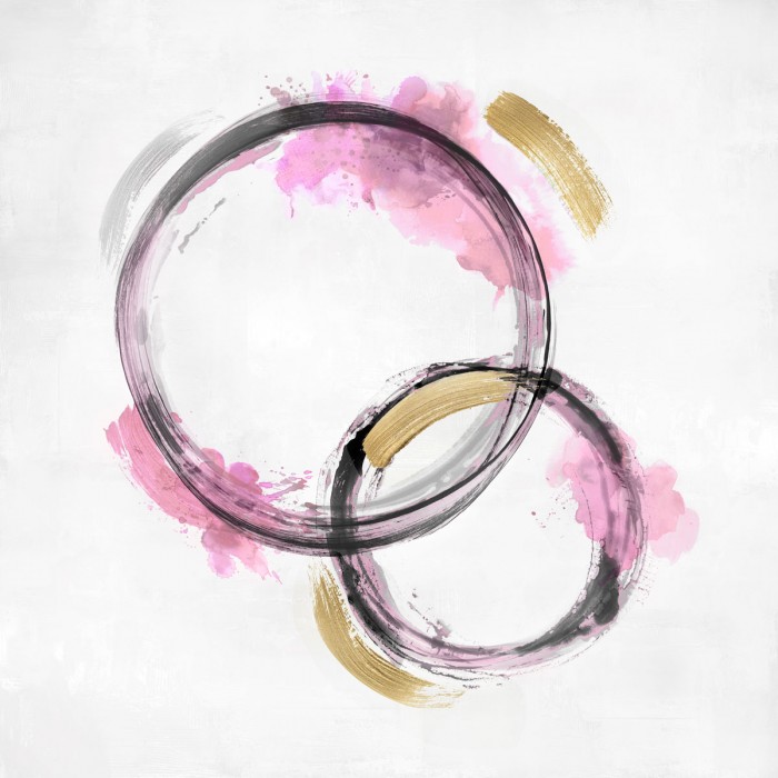 Circle Motion Pink II by Natalie Harris