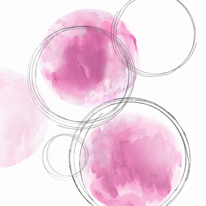 Circular Pink I by Natalie Harris