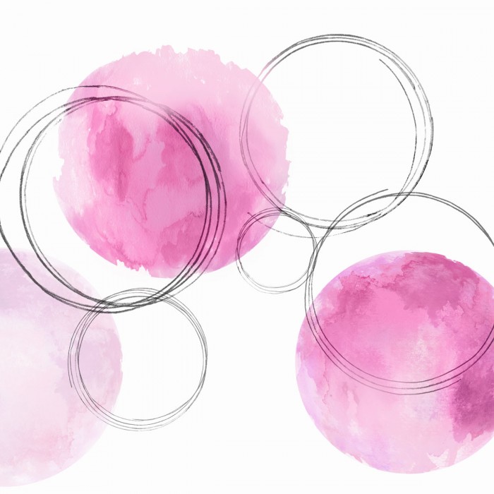 Circular Pink II by Natalie Harris