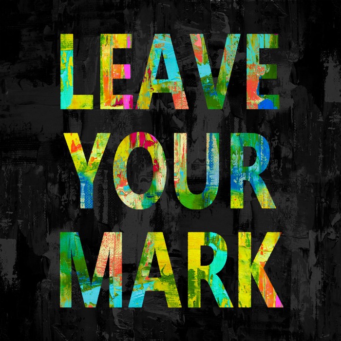 Leave Your Mark in Color by Jamie MacDowell