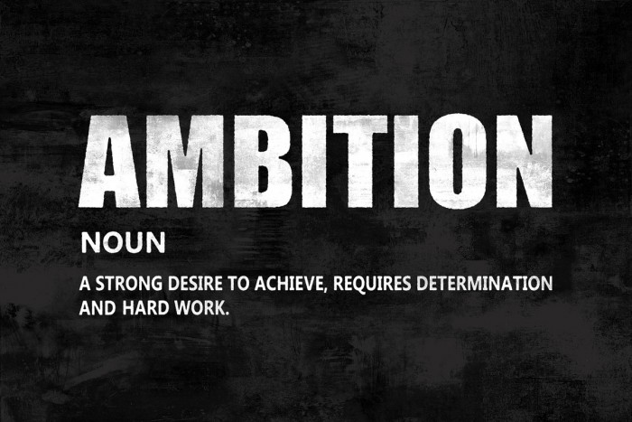 Ambition on Black by Jamie MacDowell