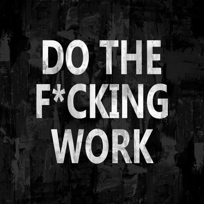 Do the Fcking Work by Jamie MacDowell