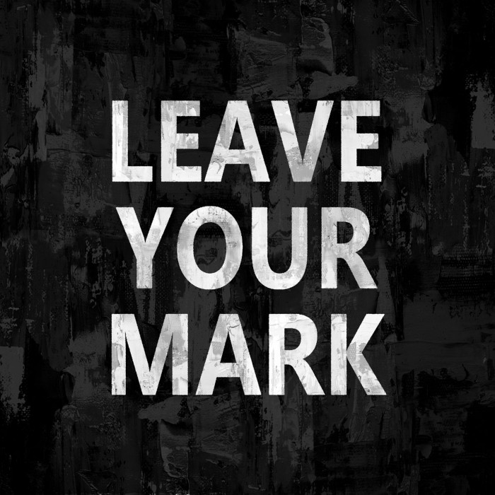Leave Your Mark by Jamie MacDowell