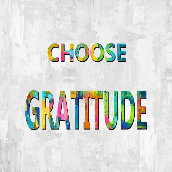 Choose Gratitude in Color by Jamie MacDowell