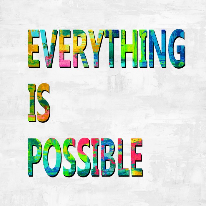 Everything is Possible Color by Jamie MacDowell