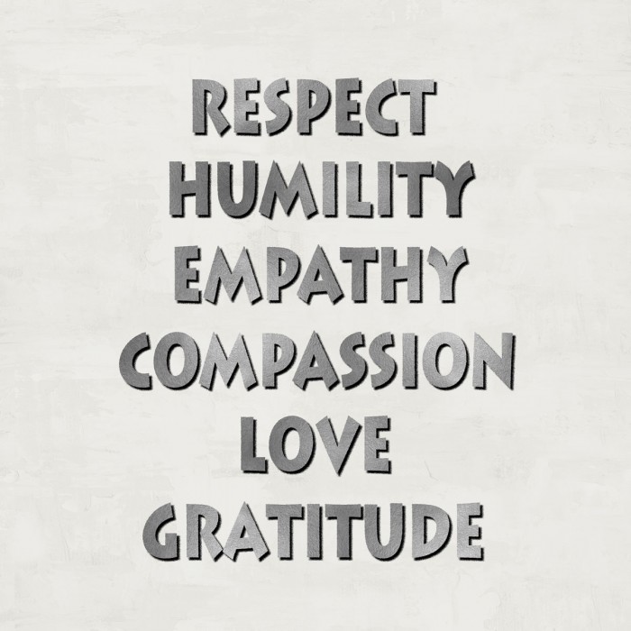 Respect Humility Empathy by Jamie MacDowell
