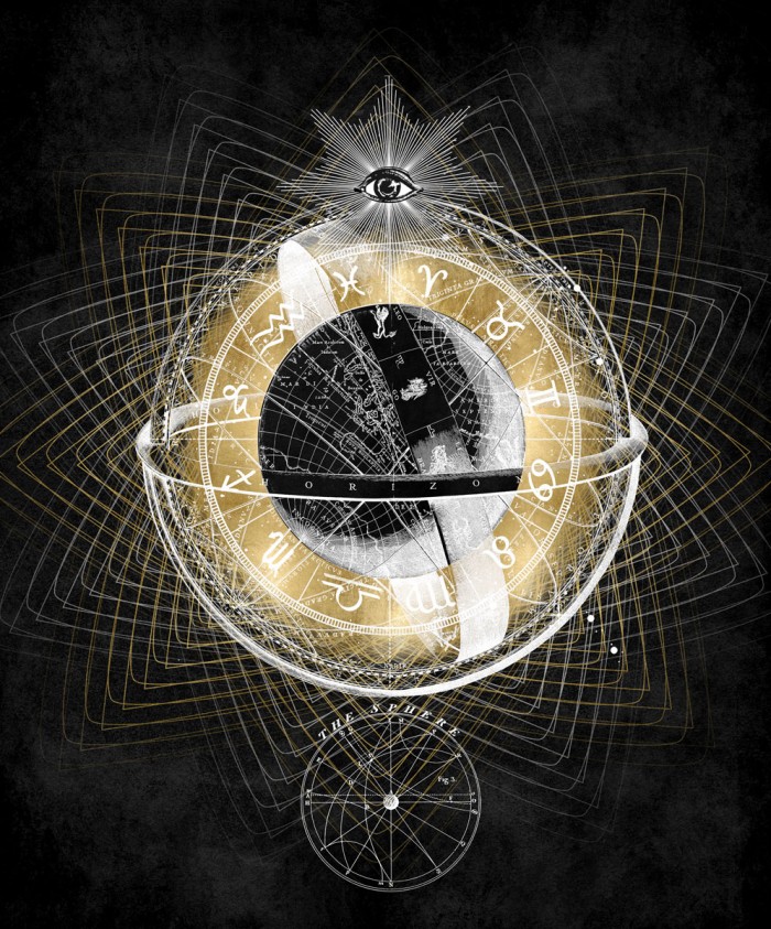 Zodiac Sphere IV by Oliver Jeffries