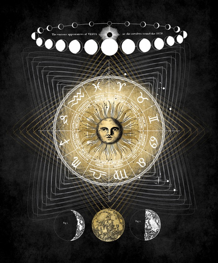 Zodiac Sun II by Oliver Jeffries