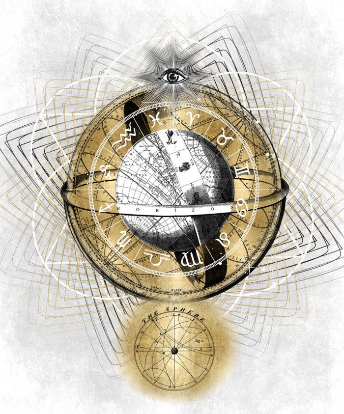 Zodiac Sphere II by Oliver Jeffries