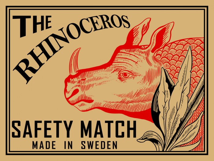 Rhino Matches by Mark Rogan