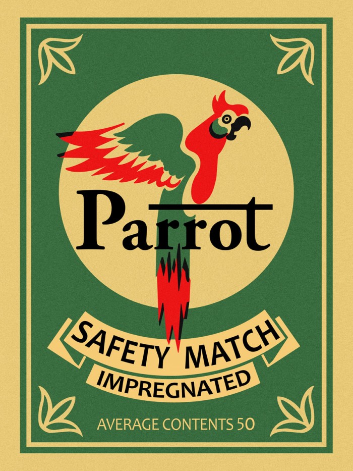 Parrot Safety Matches by Mark Rogan