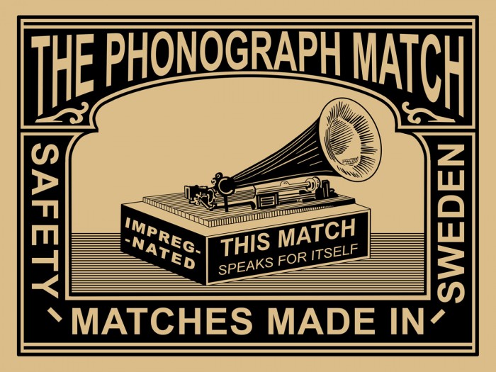 Phonograph Match by Mark Rogan