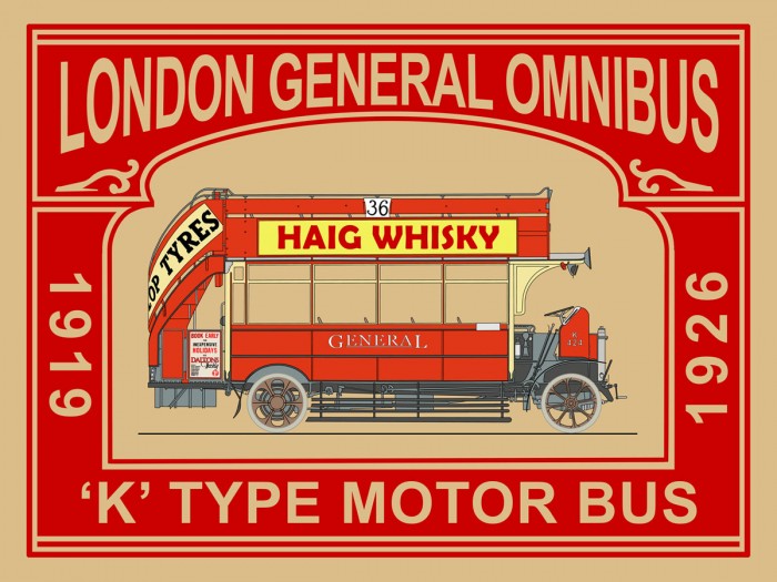 London Bus K-Type by Mark Rogan