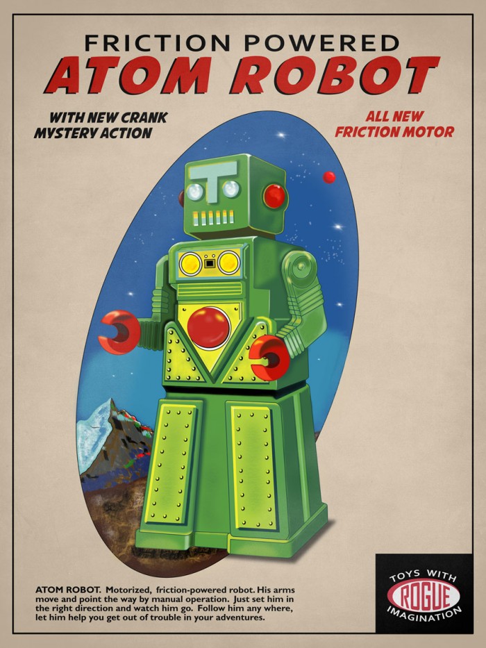 Atom Robot by Mark Rogan